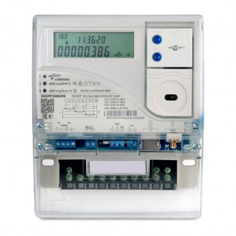 Счетчик электрической энергии трехфазный ЭНЕРГОМЕРА CE307 S31.543.OAG.SYUVJLFZ GS01 SPds GSM 2G Счетчик электрической энергии трехфазный ЭНЕРГОМЕРА CE307 S31.543.OAG.SYUVJLFZ GS01 SPds GSM 2G